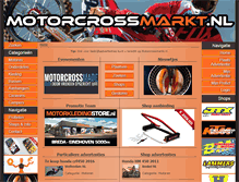 Tablet Screenshot of motorcrossmarkt.nl